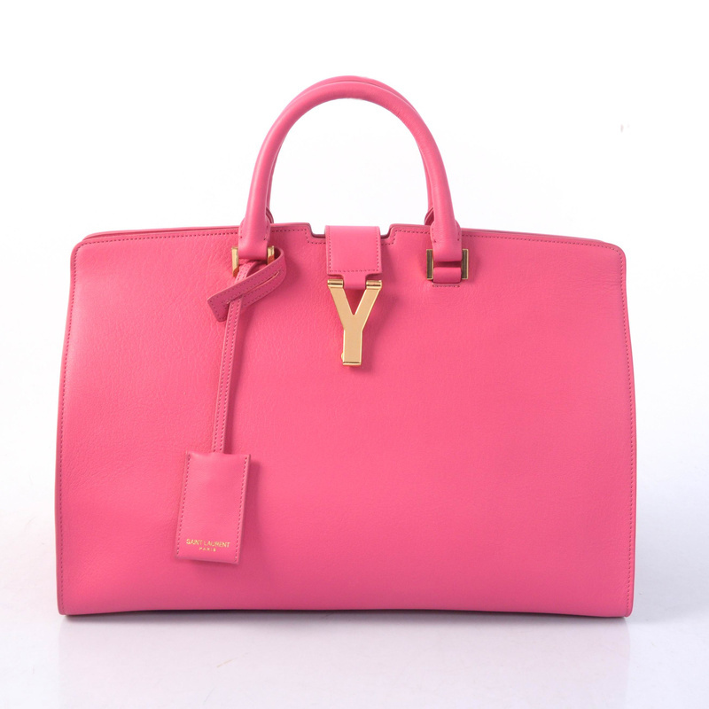 8837 Yves Saint Laurent 2013 Media Cabas Chyc Bag 8337 Rose